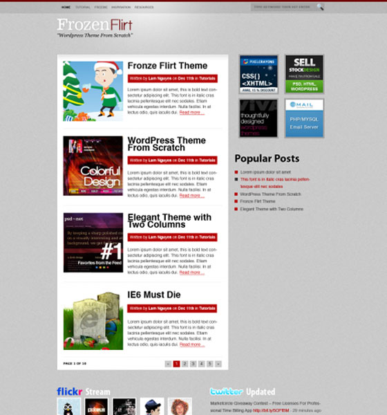 Photoshop Website Templates