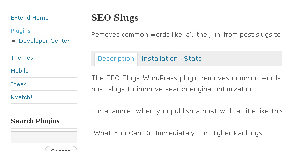 Wordpress SEO Plugins