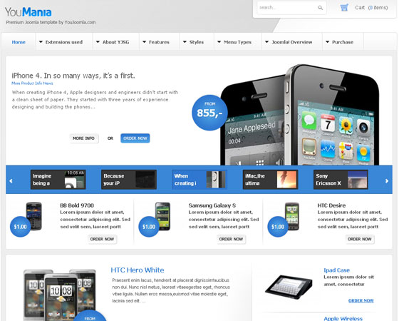 Joomla ecommerce Templates