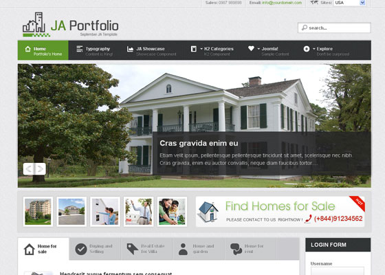 Joomla Portfolio Templates
