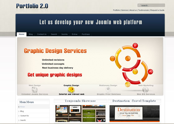 Joomla Portfolio Templates