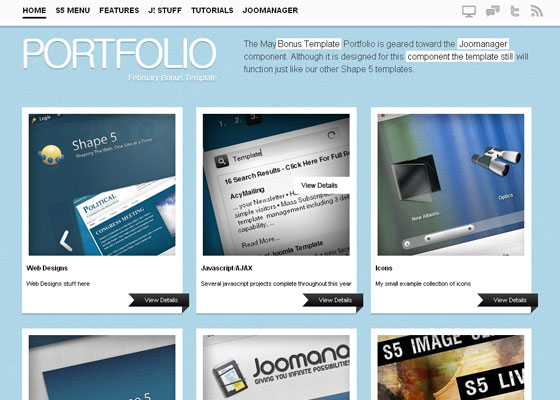 Joomla Portfolio Templates
