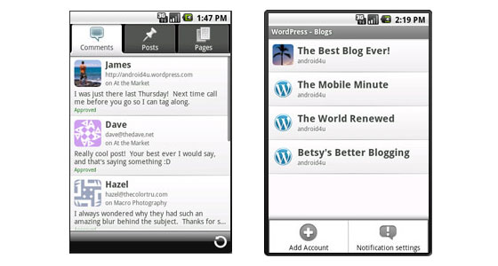 Android apps