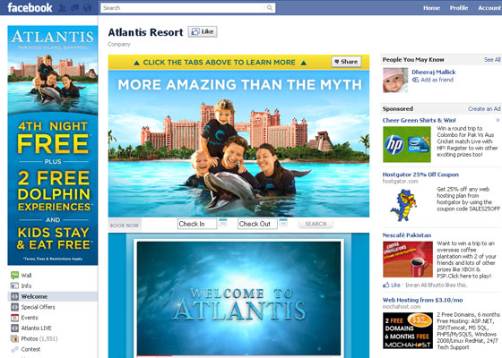 Facebook Fan Pages Inspiration