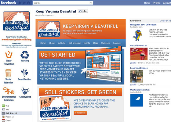 Facebook Fan Pages Inspiration