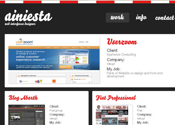 HTML5 Websites Inspiration