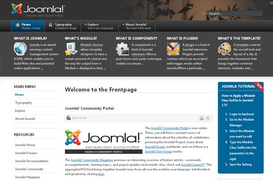 Joomla 1.6 Templates