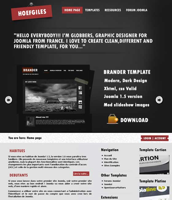 Joomla 1.6 Templates