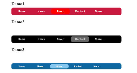 jQuery Navigation Plugins