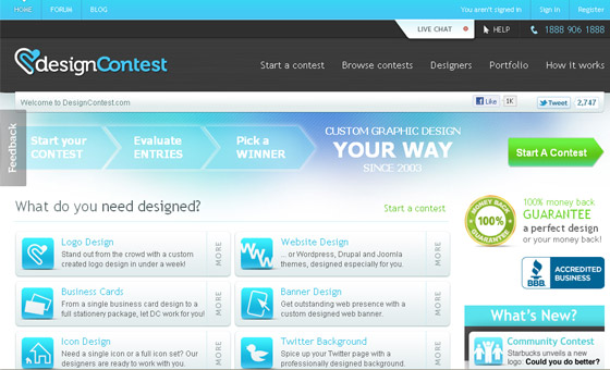 Logo Design Contest Websites