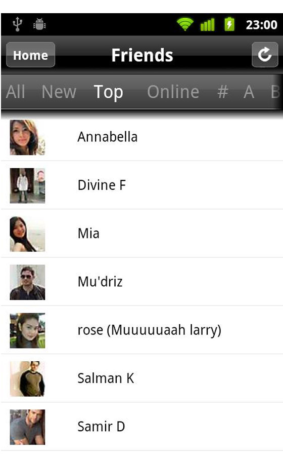 Android socail apps