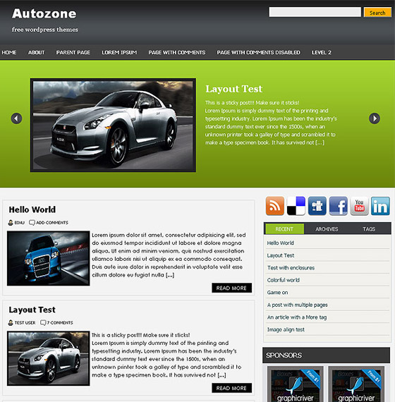wordpress Free Business Themes