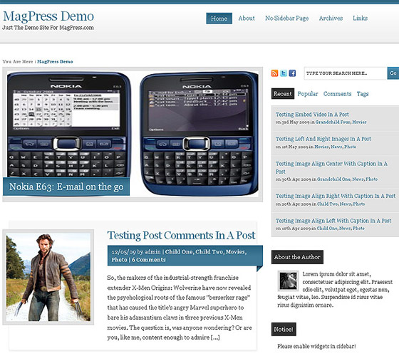 wordpress Free Business Themes