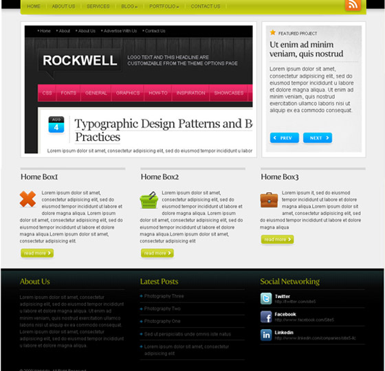 wordpress Free Business Themes