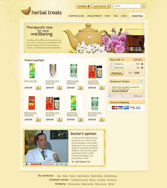 Free Psd Website templates
