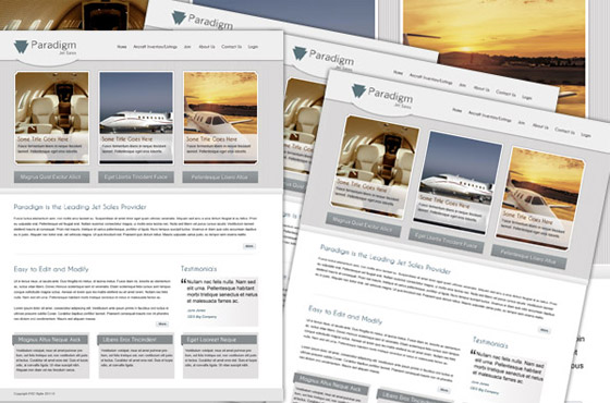 Free Psd Website templates