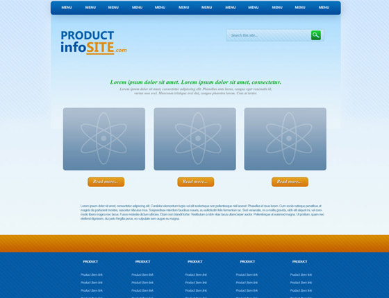 Free Psd Website templates