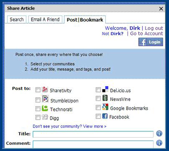 Social Bookmark Plugins For WordPress