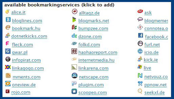 Social Bookmark Plugins For WordPress