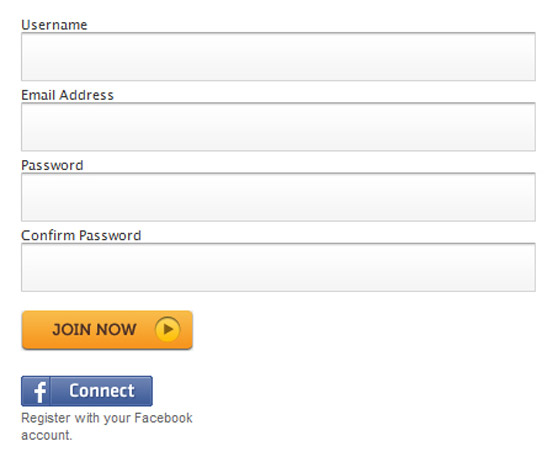 Best Sign Up Forms Examples