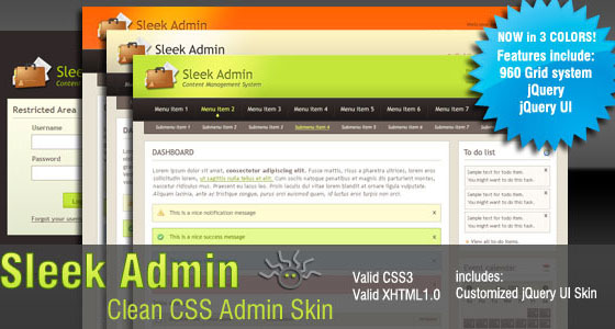 Admin Page Design Inspirations