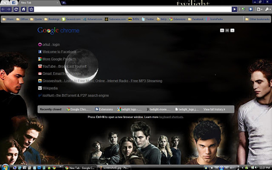 Latest Google Chrome Themes