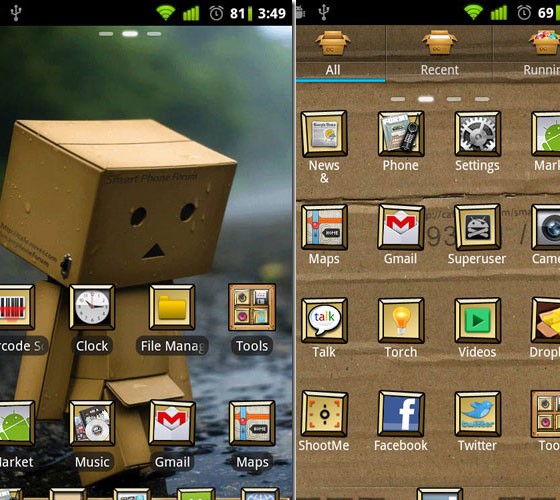 Cool and Top Android Themes