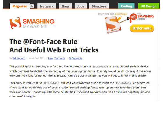 Best Google Web Fonts