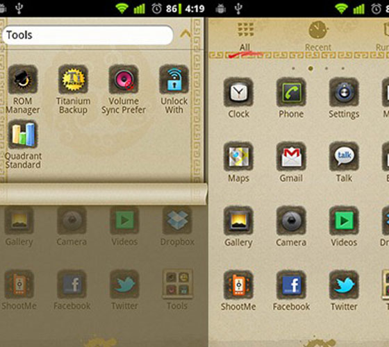 Cool and Top Android Themes