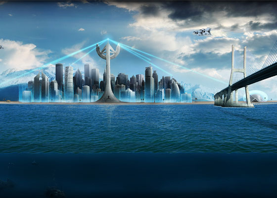 Imaginative Cities of Future Artwork