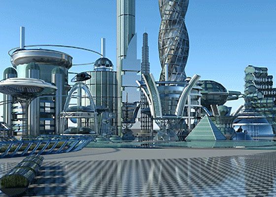 Imaginative Cities of Future Artwork