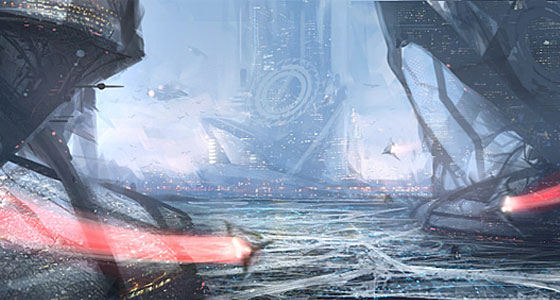 Imaginative Cities of Future Artwork