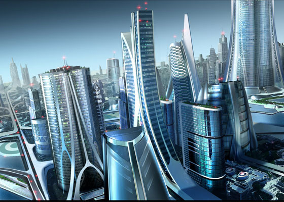 Imaginative Cities of Future Artwork