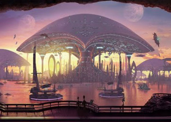 Imaginative Cities of Future Artwork