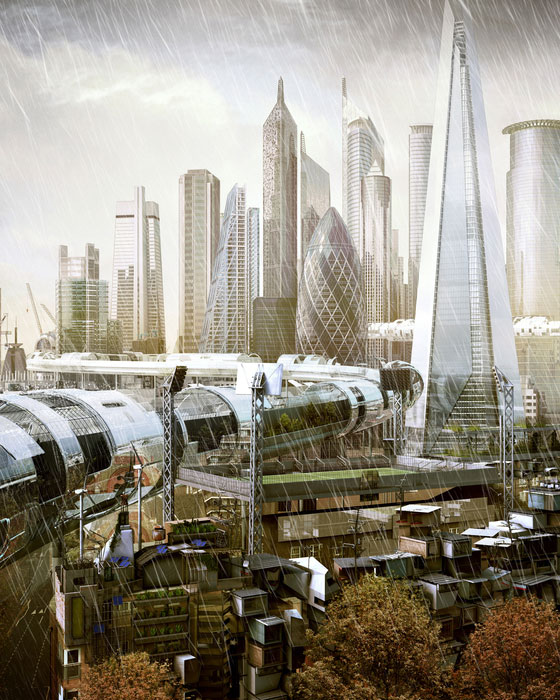Imaginative Cities of Future Artwork