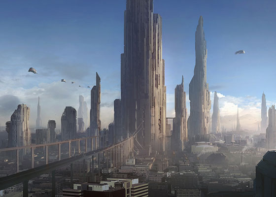 Imaginative Cities of Future Artwork