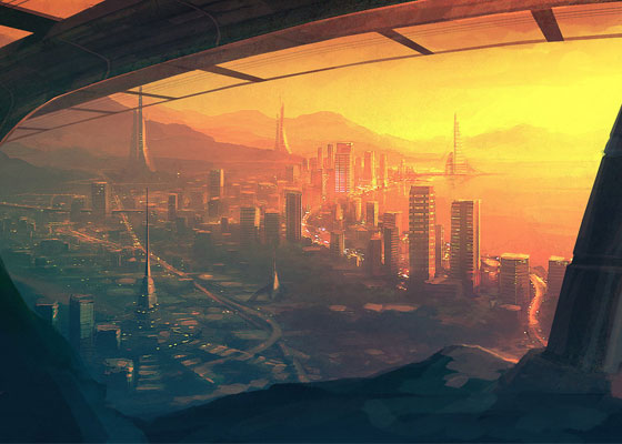 Imaginative Cities of Future Artwork
