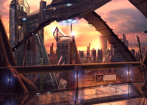 Imaginative Cities of Future Artwork