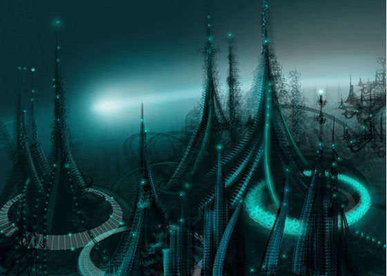 Imaginative Cities of Future Artwork
