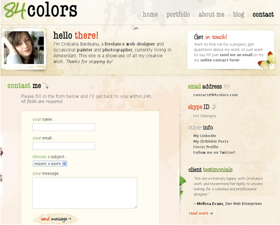 35 Inspiring Example of Contact Pages