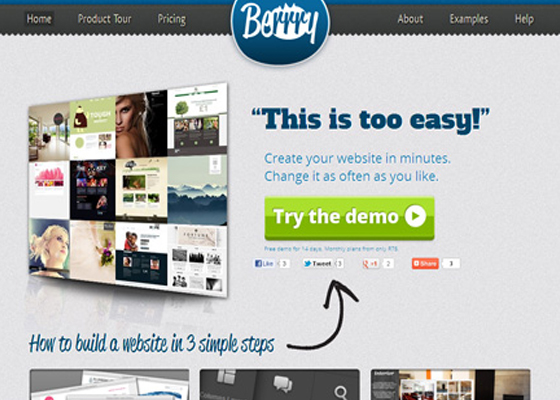 Fresh HTML5 design inspirations