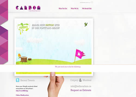 Fresh HTML5 design inspirations