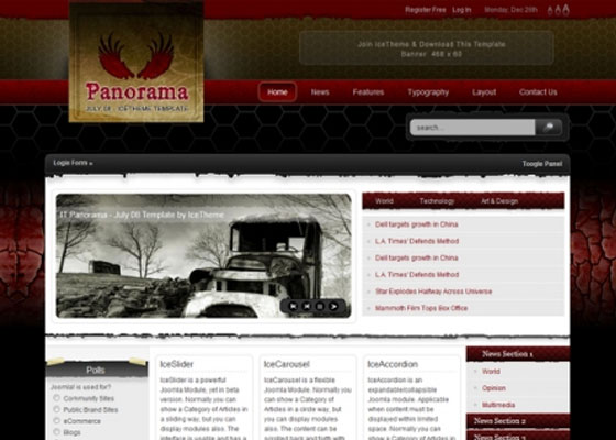 Free and Premium Collection of Beautiful Joomla Templates.