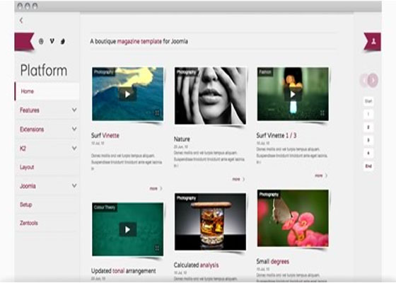 Free and Premium Collection of Beautiful Joomla Templates.