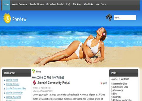 Free and Premium Collection of Beautiful Joomla Templates.