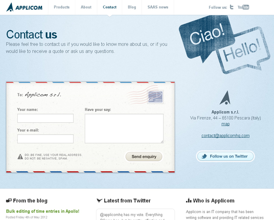 35 Inspiring Example of Contact Pages