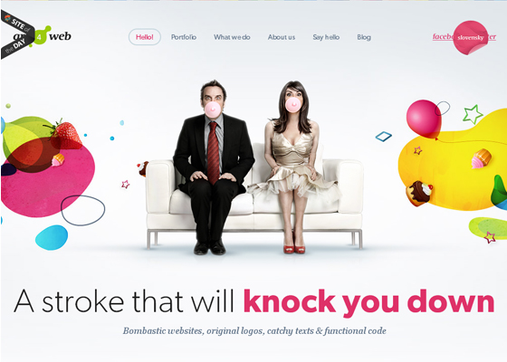 Fresh HTML5 design inspirations