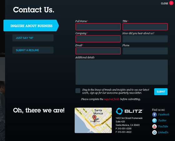 35 Inspiring Example of Contact Pages