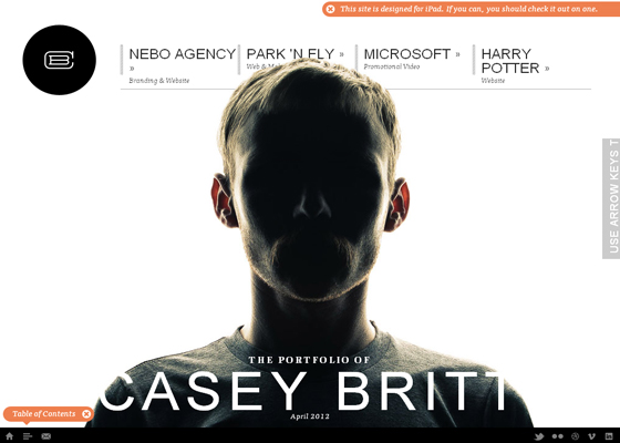 Fresh HTML5 design inspirations