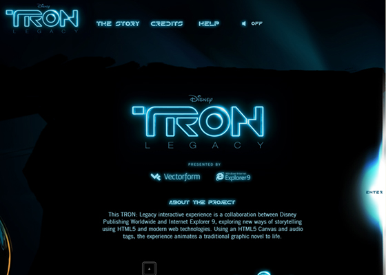 Fresh HTML5 design inspirations